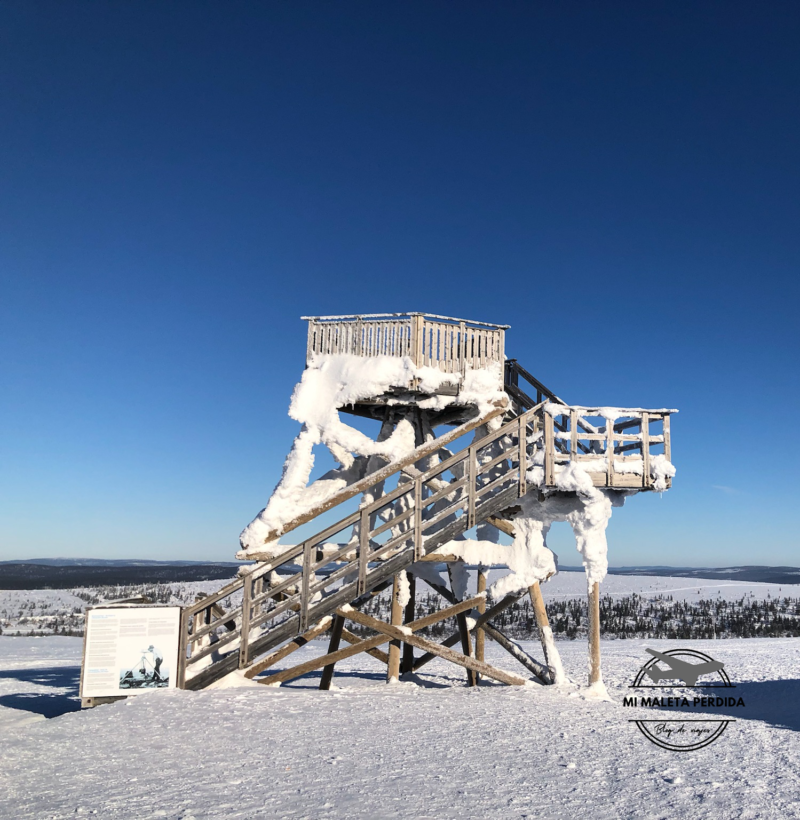 Mirador del Monte Kaunispää.