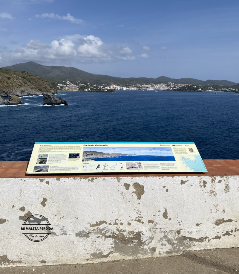 Vistas de la bahía de Cadaqués desde el faro.