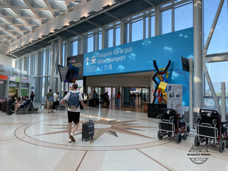 Aeropuerto de Venecia. Italia