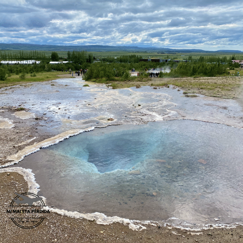 Área geotérmica de Geysir.