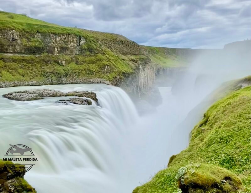 Cascada Gullfoss. Islandia.
