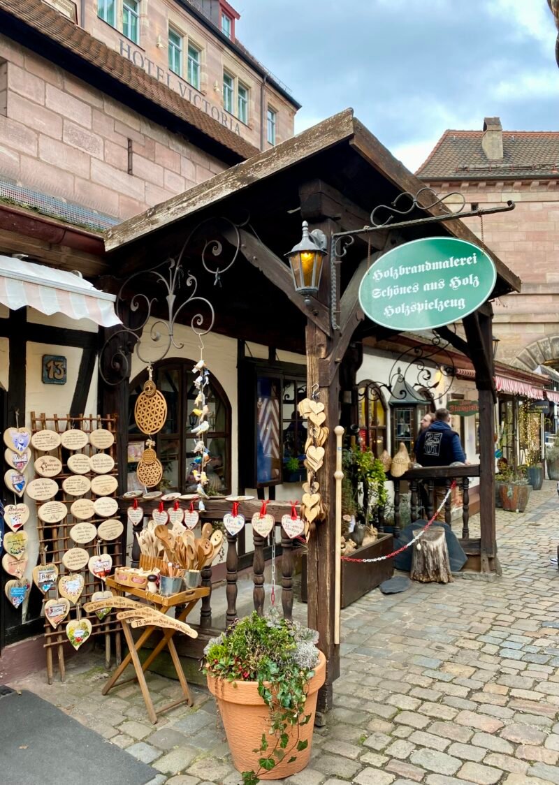 Tienda en el Patio de los Artesanos de Núremberg.