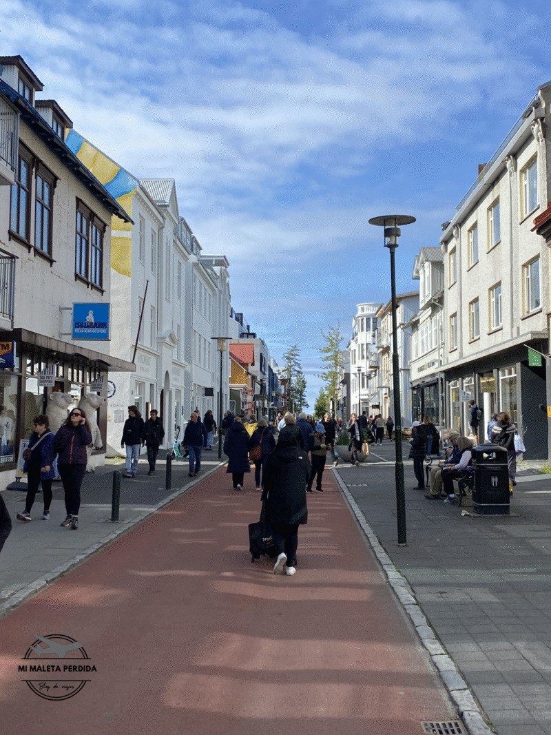 Calle Laugavegur.