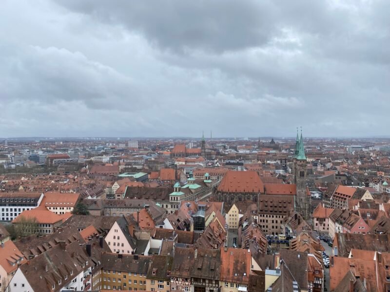 Vistas de Núremberg desde el castillo.