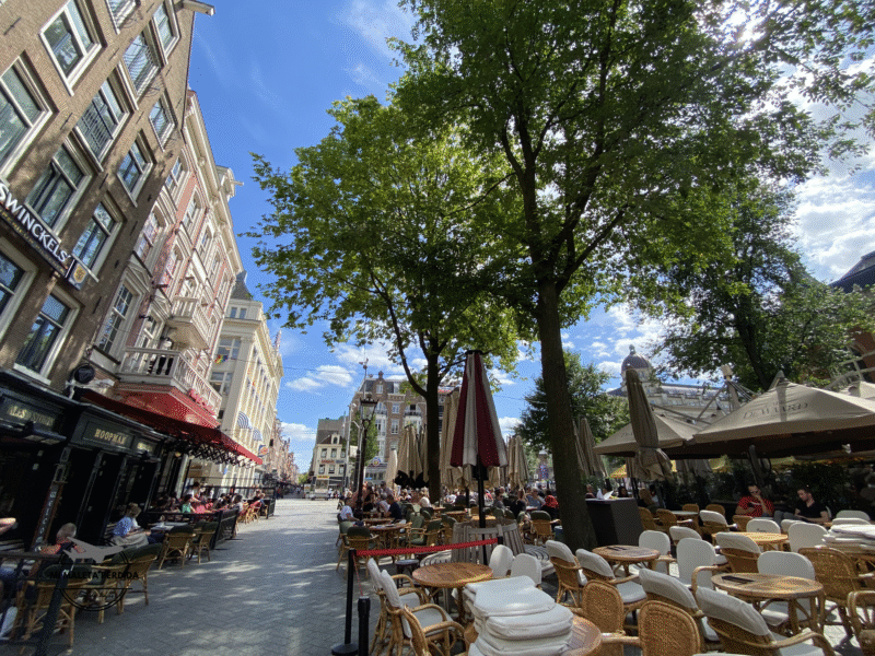 Plaza Leitseplein, Ámsterdam.