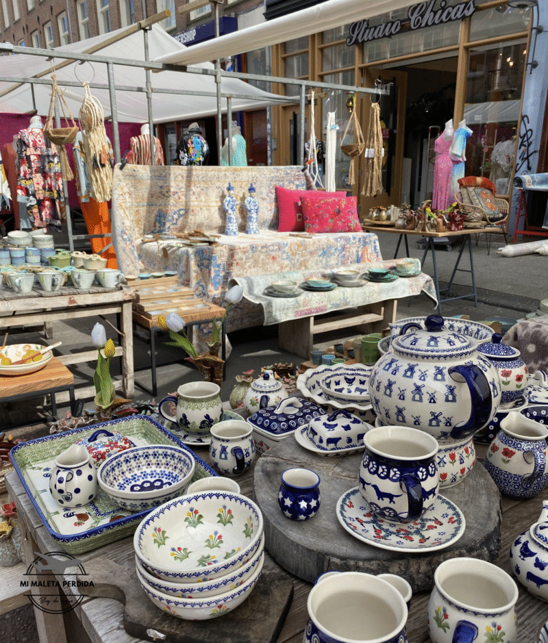 Puesto en Albert Cuypmarkt, Ámsterdam.
