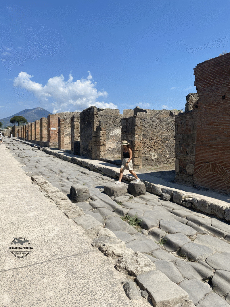Visitando Pompeya.