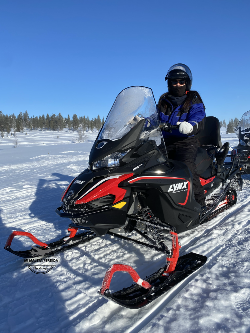 Safari en moto de nieve.