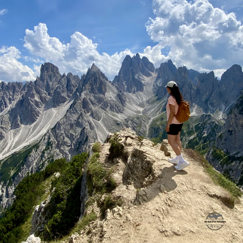 Vistas desde el mirador de Cadini di Misurina. Dolomitas.