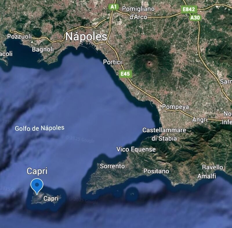 Mapa de Italia.