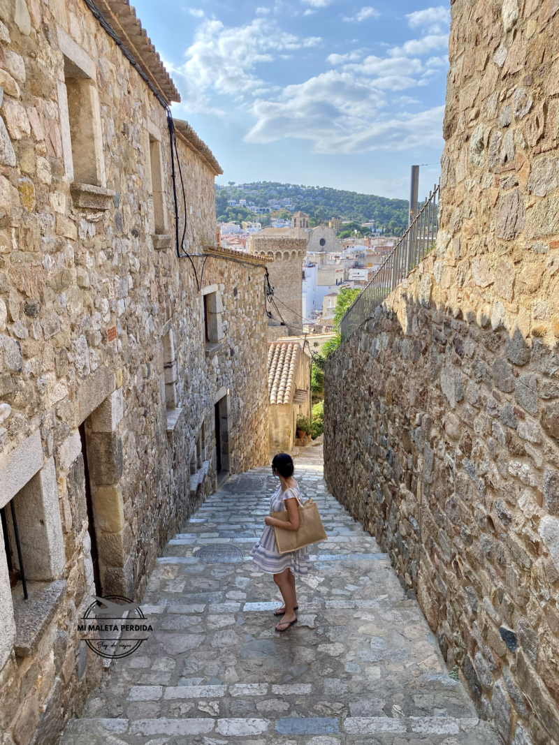 Calles empedradas de Tossa de Mar.