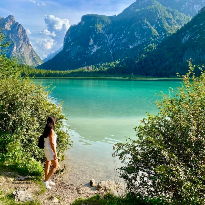 Lago di Dobbiaco, Dolomitas.