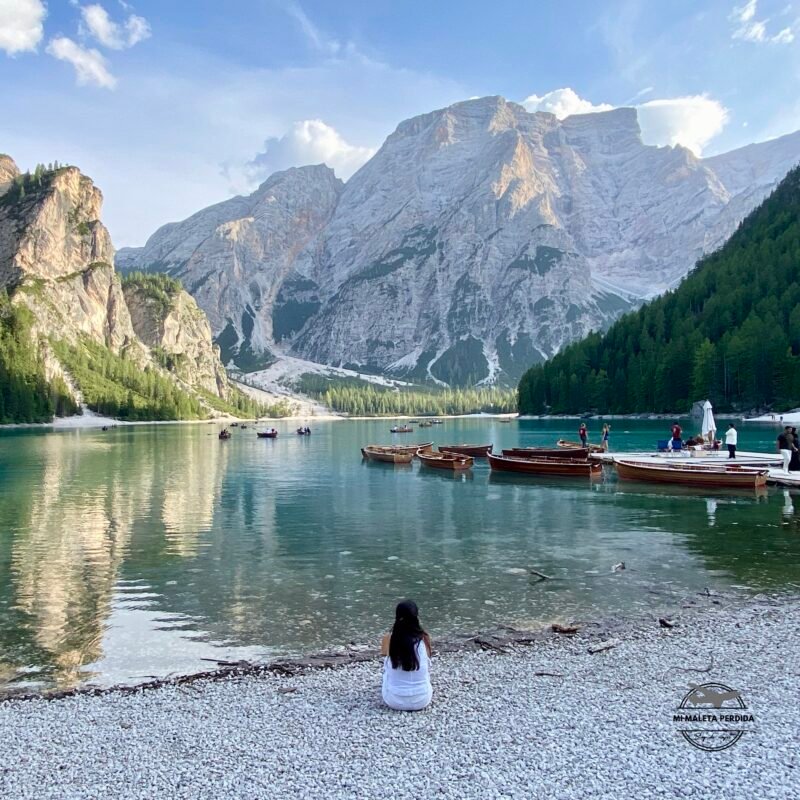 Lago di Braies. Dolomitas.