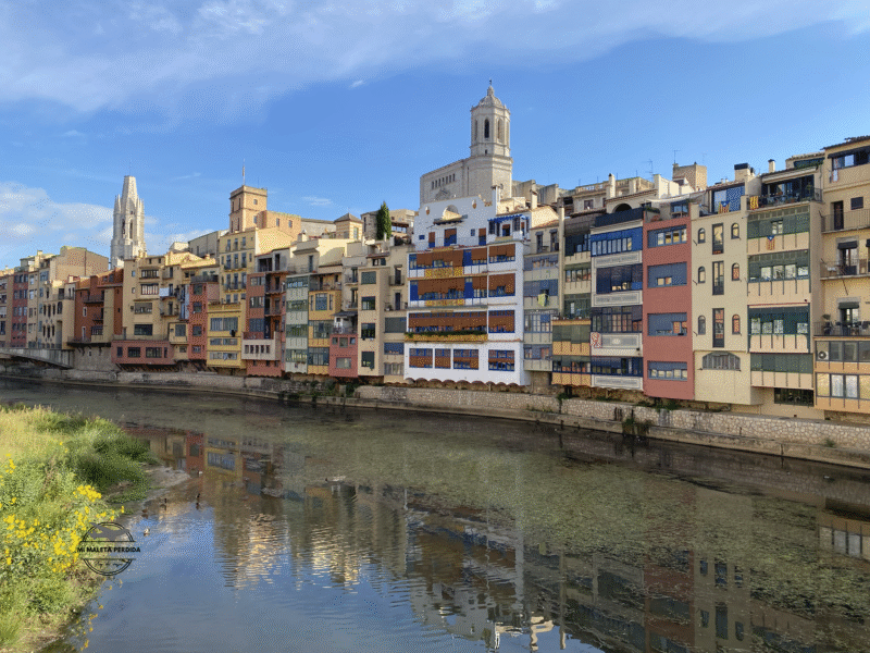 Casas del río Onyar, Girona.