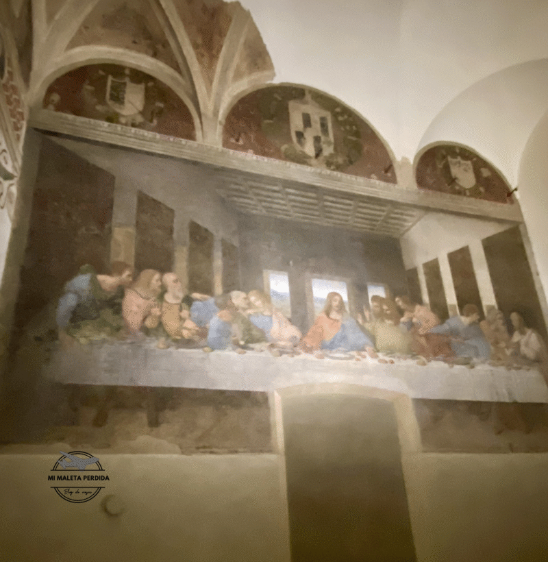 La última cena de Leonardo da Vinci.
