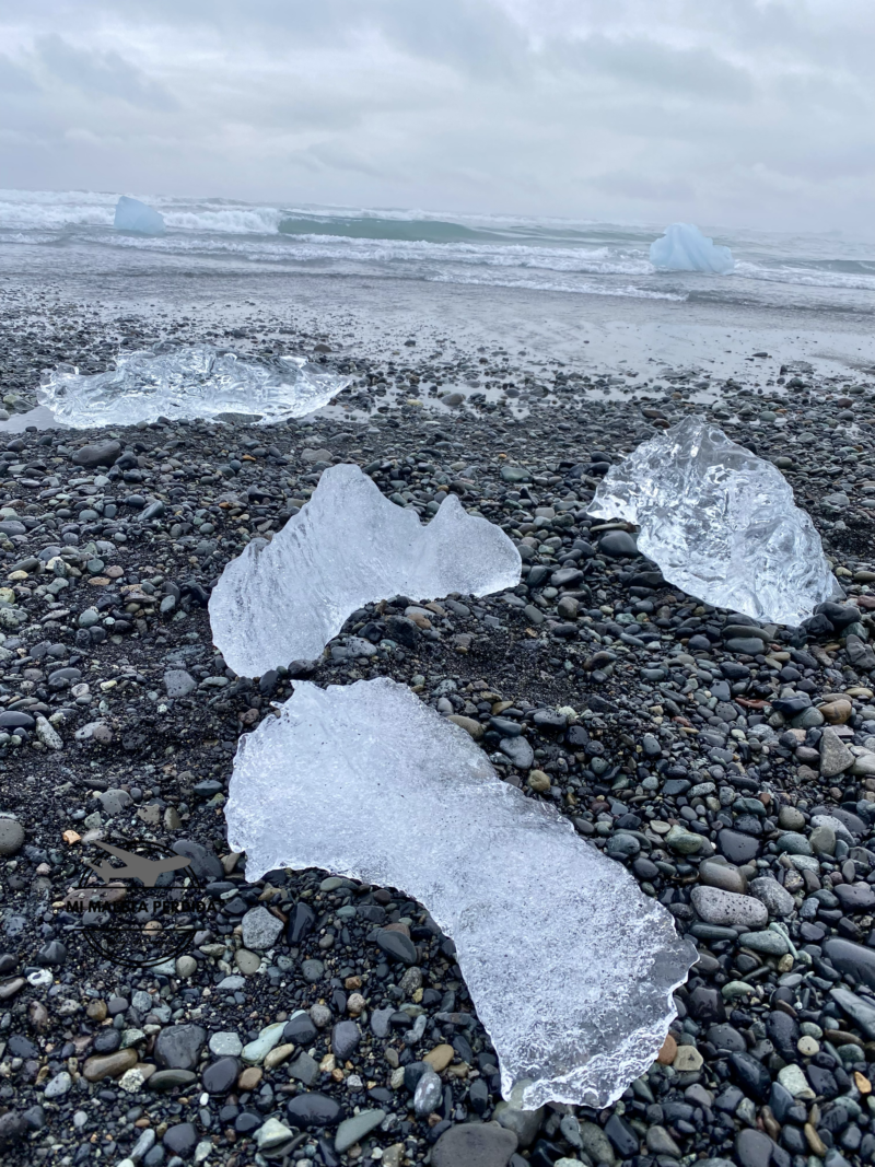 Playa de los Diamantes, Islandia.