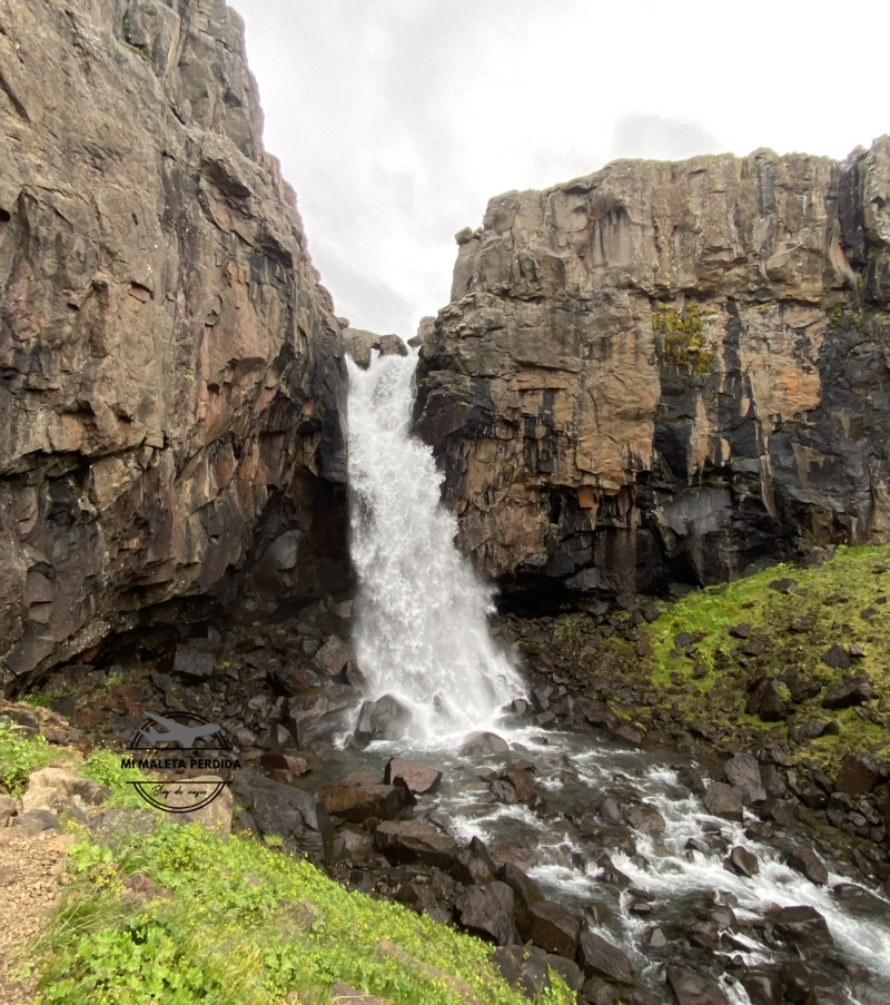 Cascada Fardagafoss, Islandia.