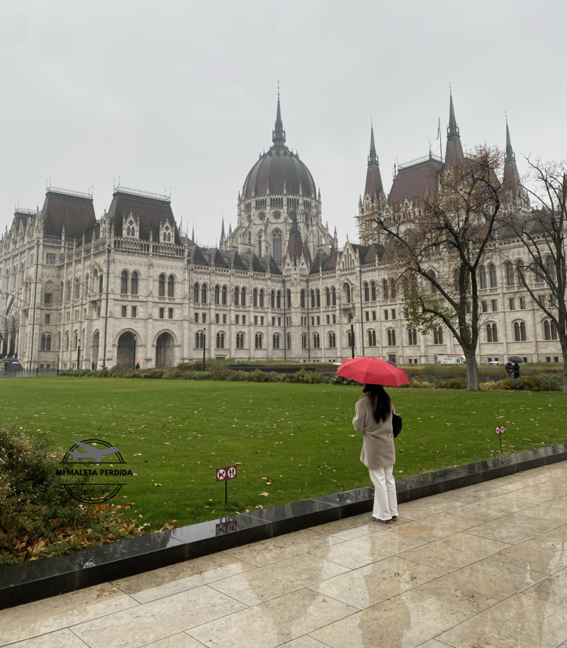 Exterior del Parlamento de Budapest.