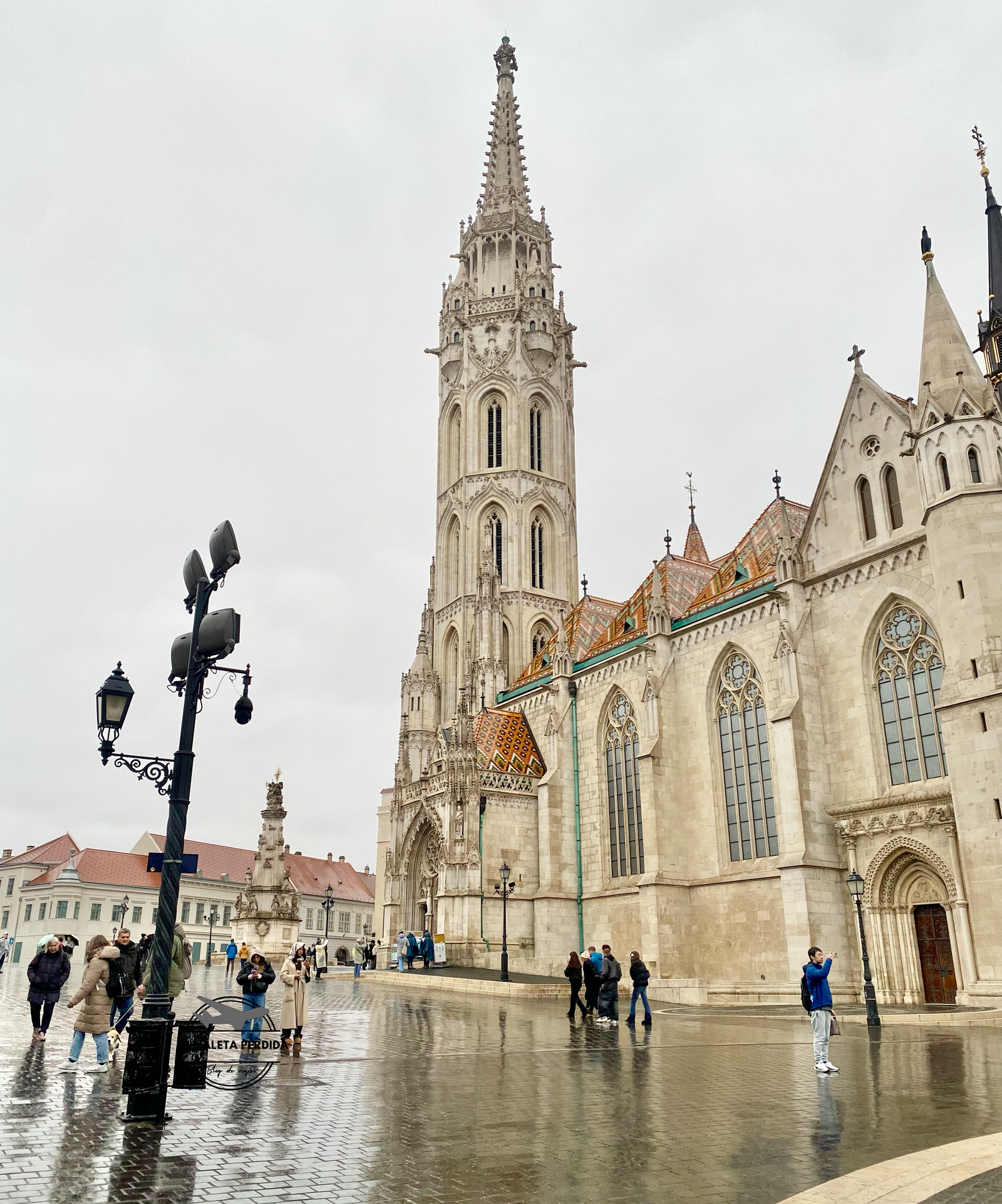 Iglesia de Matías por fuera. Budapest.