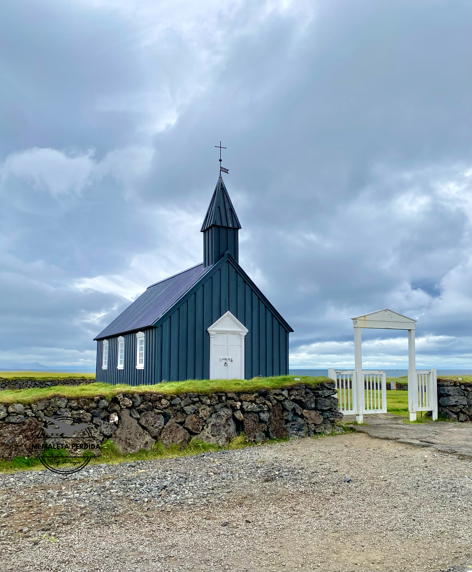 Iglesia Búðakirkja, Islandia.