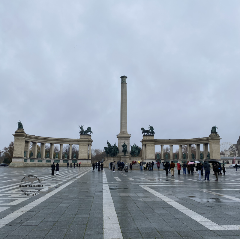 Monumentos al Mileno, Plaza de los Héroes, Budapest.